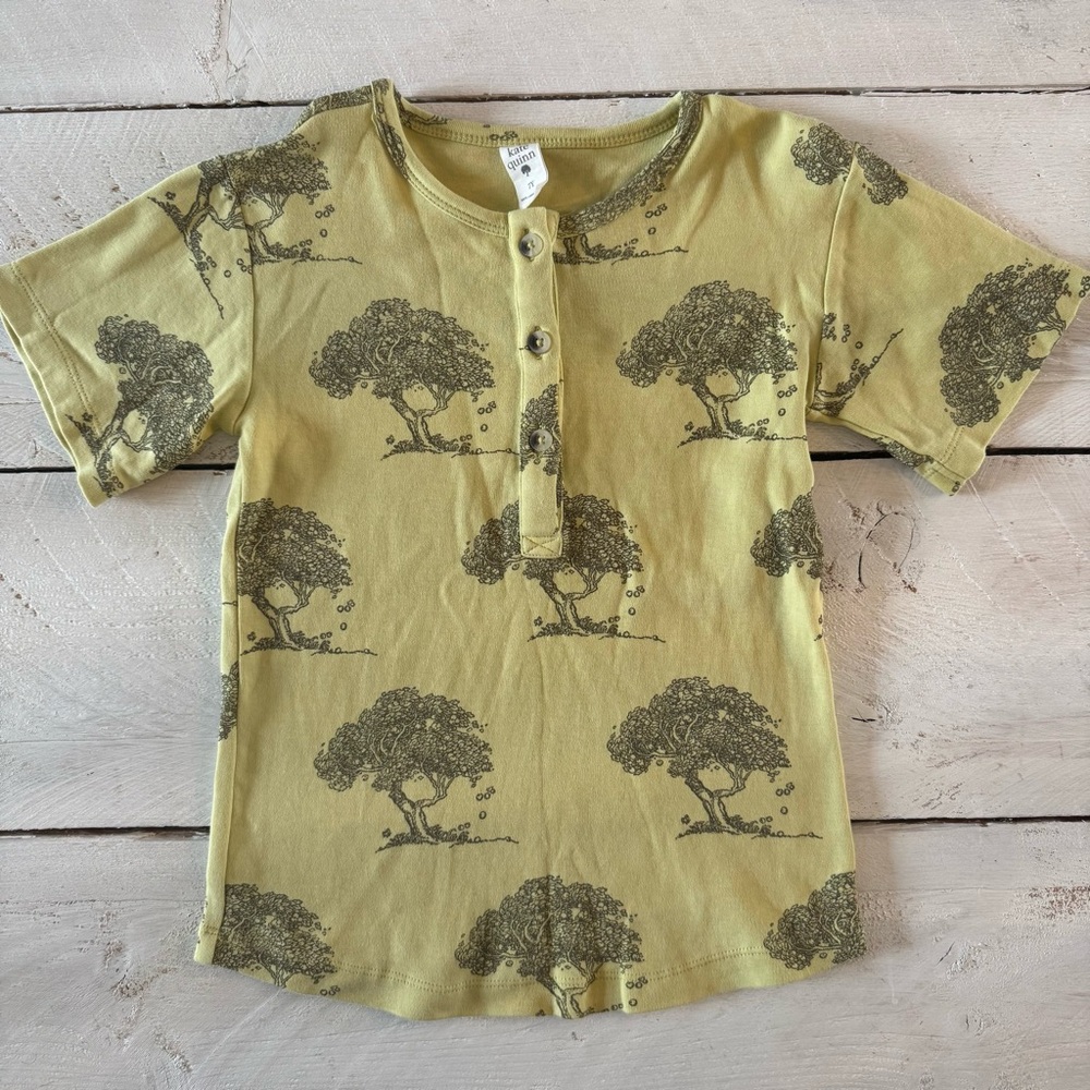 Kate Quinn Tree Henley Top